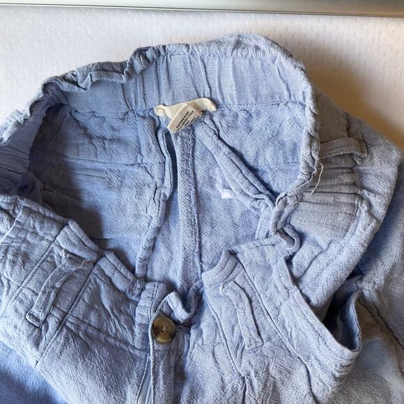 MASON & BELLE Women Elastic Waist Casual Straight Pants size 4, Blue - Picture 9 of 12